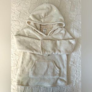 Carters girls plush cream sweatshirt